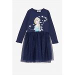 Rochie combi cu imprimeu