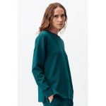 Bluza de trening supradimensionata cu slituri laterale