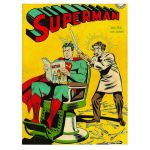 Tablou Barber Shop Superman Vintage - Material produs:: Poster pe hartie FARA RAMA, Dimensiunea:: 60x90 cm