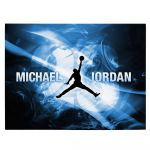 Tablou Michael Jordan Air logo - Material produs:: Poster pe hartie FARA RAMA, Dimensiunea:: 60x80 cm