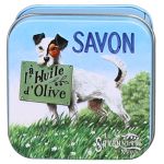 Sapun in cutie metalica - Chien Jack R | La Savonnerie de Nyons