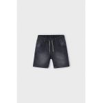 Pantaloni scurti de denim cu aspect decolorat