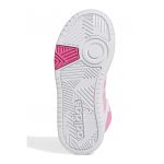 Pantofi sport mid-high de piele ecologica si material textil Hoops