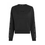 Bluza cu imprimeu logo si buzunar kangaroo pentru fitness