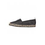 Espadrile de piele cu logo