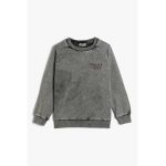 Bluza de trening cu aspect decolorat
