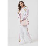 Bluza de trening cu broderie florala pentru antrenament