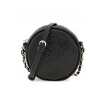 Geanta crossbody rotunda de piele ecologica