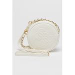 Geanta crossbody rotunda de piele ecologica