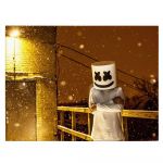 Tablou afis DJ Marshmello 2388 - Material produs:: Poster pe hartie FARA RAMA, Dimensiunea:: A2 42x59,4 cm