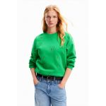 Bluza regular fit cu decolteu la baza gatului