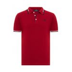 Tricou polo cu terminatii contrastante