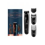 Trimmer pentru barba electric King C. Kit Trimmer Wet&Dry - 3 piepteni