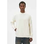 Bluza de trening cu buzunare cu fermoar