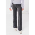 Pantaloni ampli cu slituri laterale