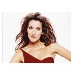 poster Tablou Celine Dion cantareata 2265 - Material produs:: Tablou canvas pe panza CU RAMA, Dimensiunea:: 80x120 cm