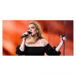 Tablou afis Adele cantareata 2093 - Material produs:: Poster pe hartie FARA RAMA, Dimensiunea:: 40x80 cm