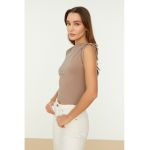 Bluza elastica fara maneci cu snururi de ajustare