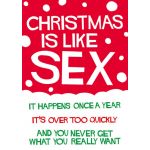 Felicitare - Christmas Is Like Sex | Dean Morris Cards