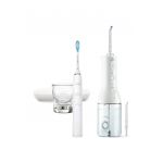 Set Power Flosser si periuta de dinti DiamondClean 9000 - HX3866/43 - Senzor de presiune integrat - 4 moduri de curăţare - 3 intensitati - 2 moduri de curăţare interdentara si 3 intensitati - Tehnologie Quad Stream