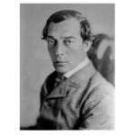 Tablou actori celebri Buster Keaton alb negru 1518 - Material produs:: Tablou canvas pe panza CU RAMA, Dimensiunea:: 70x100 cm