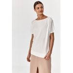 Bluza din amestec de modal cu maneci scurte Kosana
