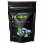 Fit Shake Proteic De Canepa si Afine Eco, 300g, Canah