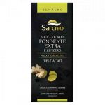 Ciocolata Neagra Extra Cu Ghimbir Fara Gluten Eco 80gr Sarchio