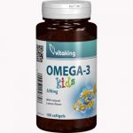 Omega 3 pentru Copii 500 mg 100 Cps softgels, Vitaking