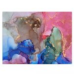 Tablou abstract imitatie marmura, roz, albastru 1416 - Material produs:: Poster pe hartie FARA RAMA, Dimensiunea:: A1 59,4x84,1 cm