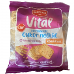 Biscuiti cu tarate de Grau fara Zahar Vital Detki 180g Mpline