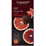 Ciocolata Neagra 70% Cu Chia Si Grapefruit Bio 70G Benjamissimo