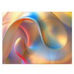 Tablou 3D render fundal forme abstracte, multicolor 1411 - Material produs:: Poster pe hartie FARA RAMA, Dimensiunea:: a4-21x297-cm