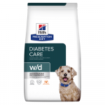 HILL'S Prescription Diet w/d Diabetes Care, Pui, dietă veterinară câini, hrană uscată, afecțiuni metabolice (diabet) HILL'S Prescription Diet w/d Diabetes Care, Pui, dietă veterinară câini, hrană uscată, metabolism (obezitate si diabet), 1.5kg
