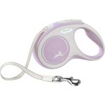 FLEXI New Comfort, lesă retractabilă câini, bandă FLEXI New Comfort S, lesă retractabilă câini, 15kg, bandă, 5m, roz