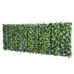 Gard artificial Verde Outsunny, 1X3m, iedera artificiala, frunze artificiale | Aosom RO