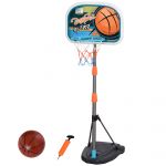 HOMCOM Set Baschet pentru Copii, Coș cu Înălțime Ajustabilă, Joc Sportiv Interior/Exterior, Multicolor | Aosom Romania