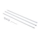 Outsunny Stâlp pentru Pânză Velier cu Accesorii de Fixare și Frânghie pentru Grădină 3m | Aosom Romania