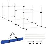 PawHut Set de 4 Piese Obstacole pentru Antrenamentul și Dresajul Câinilor, Echipament Complet pentru Agilitate | Aosom Romania