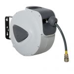 DURHAND Furtun Automat de Perete, Sistem de Irigare cu Conexiune Φ1/4''', Rotire 180º, 20+2m | Aosom Romania