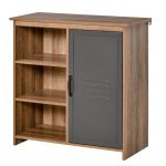 Mobilier Multifuncțional HOMCOM cu Rafturi, Design Compact, 80x35x82 cm, Maro, Ideal pentru Orice Încăpere | Aosom Romania