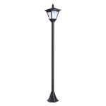 Outsunny Felinar de Grădină Led cu Panouri Solare, 120cm, Negru | Aosom Romania