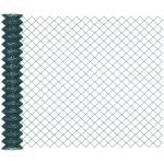 Outsunny Plasă de Împrejmuire din Oțel Plastifiat Verde, Ideală pentru Grădini și Spații Exterioare, 25x1.7m | Aosom Romania