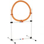 PawHut Kit de Dresaj pentru Câini cu Geantă de Transport, Set Complet pentru Antrenament, Alb și Portocaliu, 74.5x66x91cm | Aosom Romania