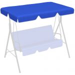 Copertina de Rezerva pentru Balansoar Outsunny, 2 Locuri, Cadru Tubular, Albastru Deschis | Aosom RO