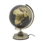 Mauro Ferretti Globul Mondial Bronz Cu Lumina Cm Ø 25X38