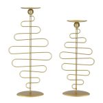 Mauro Ferretti PERECHE DE SUPORT LUMANARE ALID CM 25X16X51 - 20X16X43