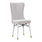 Mauro Ferretti Scaun Mimoza Crem Set 2Buc Cm 40X65X99