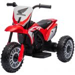 HOMCOM Motocicletă Electrică pentru Copii 6V Honda CRF450RL Licențiată Roșu 3 Roți 18-36 Luni | Aosom Romania