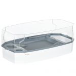 Kit terariu pentru tesoasa Acvariu cu platforma de incalzire, pompa de apa, vedere completa a habitatului reptilei 62x31x21cm PawHut | Aosom RO